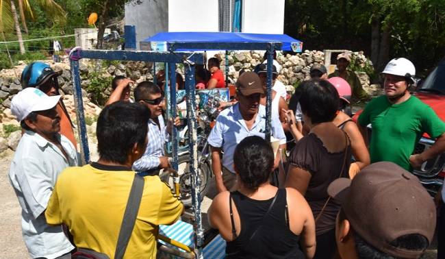 Yucatán: Desalojan violentamente a 14 familias de Peto... y con sus hijos llorando