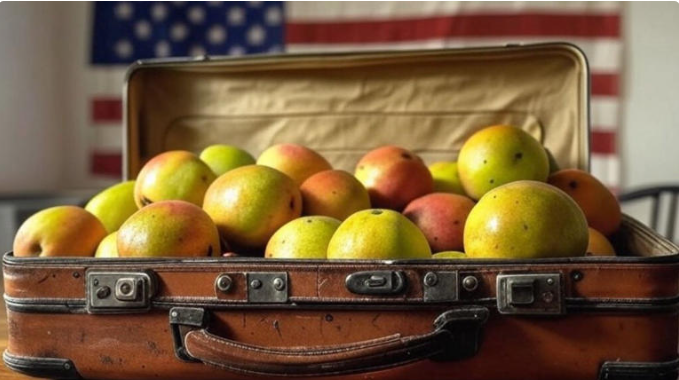 Aduanas decomisa un cargamento ilegal de 218 mangos y 7 kilos de nanches