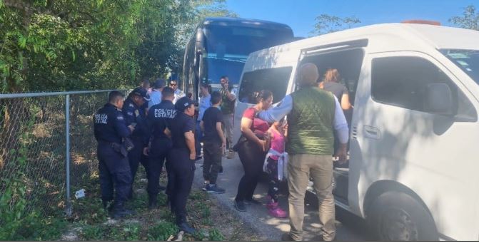Detienen a 150 migrantes en Yucatán, intentaban ingresar a Q. Roo