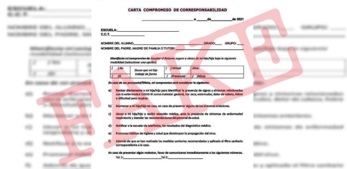 SEP advierte sobre "carta compromiso" falsa que circula en redes