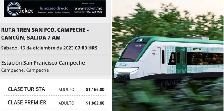 Tren Maya solo para fifís: El precio real y muy caro del boleto desata críticas en redes