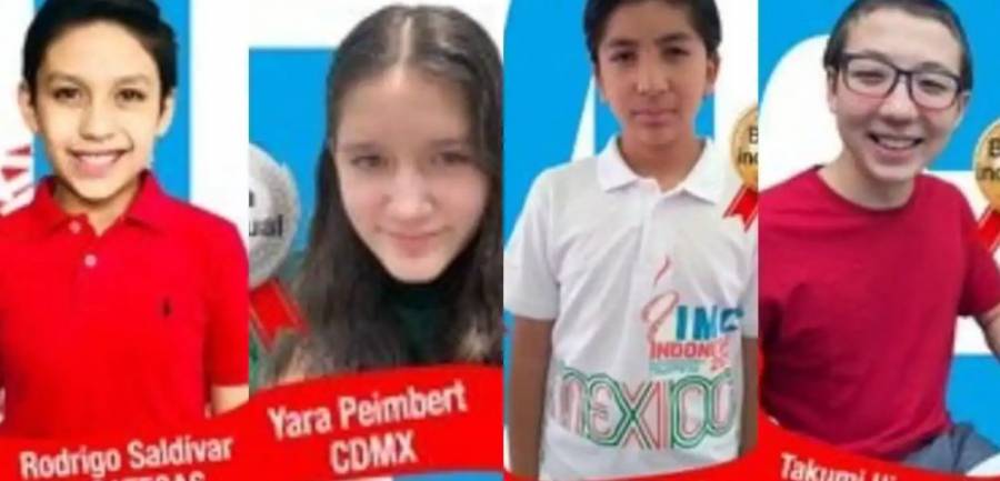 Indonesia: Niños mexicanos ganan Competencia Internacional de Matemáticas