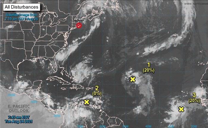 Tres sistemas con posibilidad ciclónica en el Atlántico
