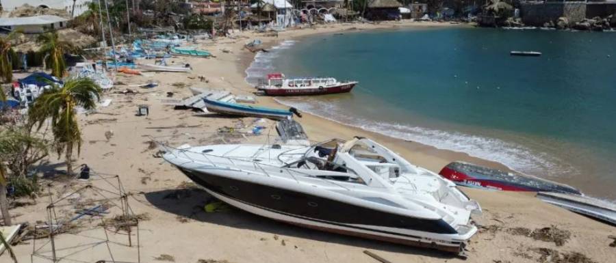 Huracán Otis: murieron 20 tripulantes de un yate en Acapulco