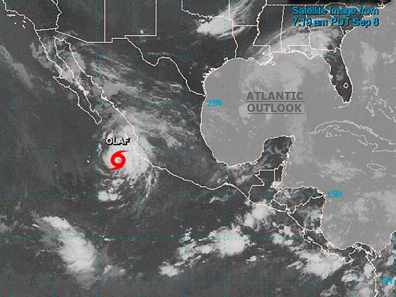 Amenaza ‘Olaf’ ser nuevo huracán y afectaría a México con lluvias e inundaciones