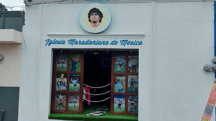 Primera Iglesia "Maradoniana" en México tiene su sede en Puebla