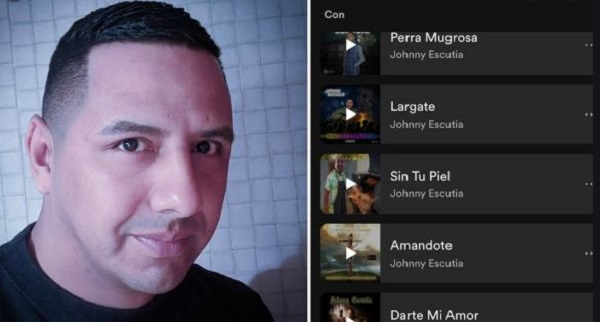 Spotify elimina contenido de Johnny Escutia por contenidos de odio