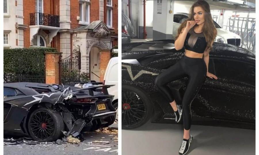 "Influencer" destruyó su Lamborghini con 2 millones de «diamantes»