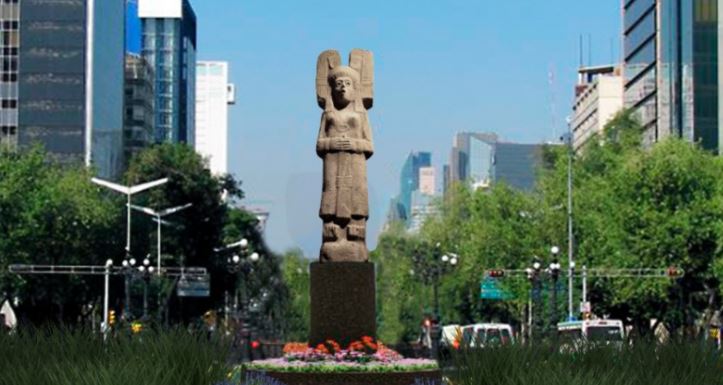 Escultura de la "joven de Amajac" ocupará espacio de Colón