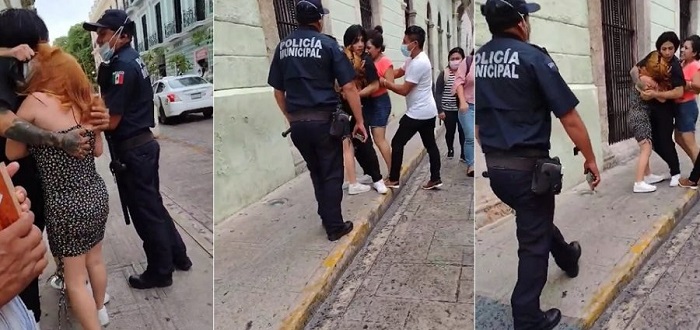 (VIDEO) Descubre infidelidad de su pareja y se arma pelea en Mérida