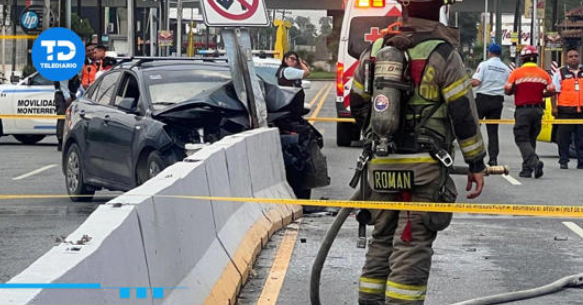 Monterrey: Guiador muere en avenida Paseo de los Leones