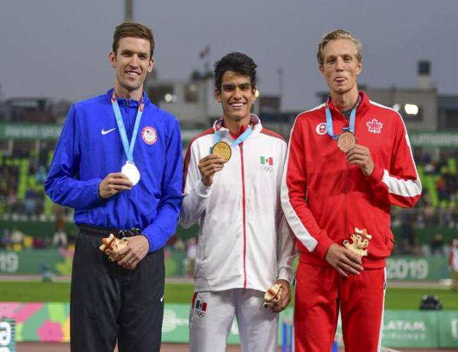 Carlos Villarreal logra el oro histórico en 1,500 metros en Panamericanos