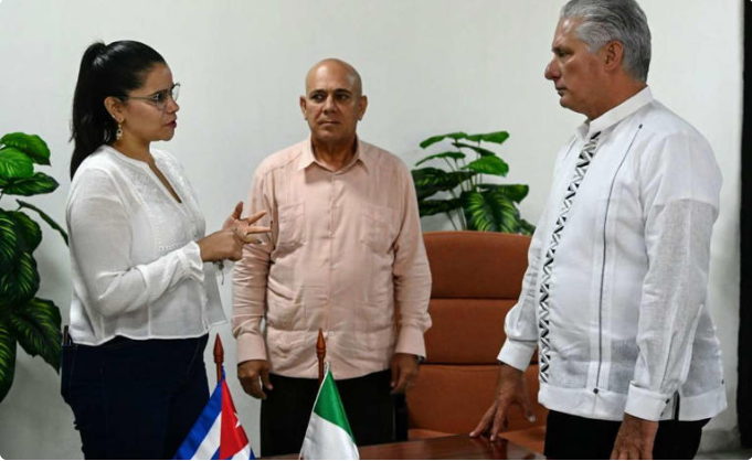 Morena firma convenio con Partido Comunista de Cuba; acuerdan cooperación