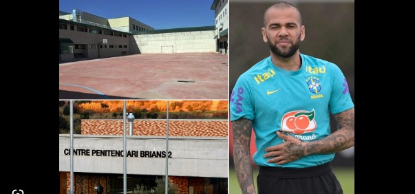 Dani Alves jugó su primer partido de fútbol en prisión y esto decidió sobre visitas familiares