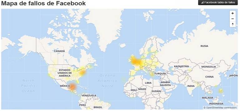 Se “cayó” Facebook durante más de media hora en Mérida y en varias partes del mundo