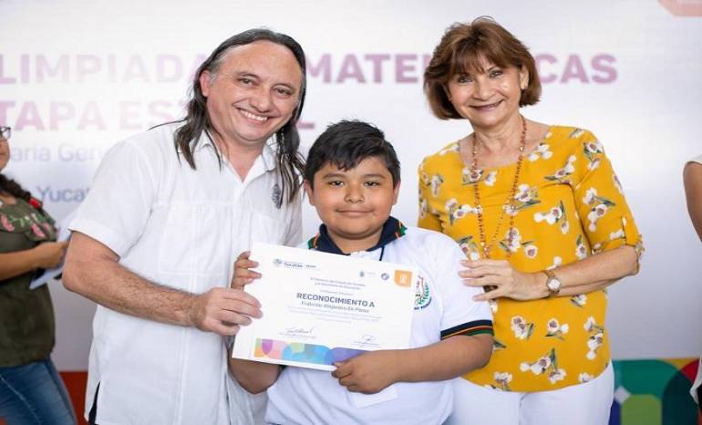 Niñas y niños de Yucatán ponen a prueba sus conocimientos en matemáticas