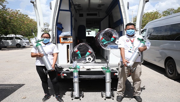 Yucatán: Equipan más ambulancias para traslados seguros a pacientes con Covid-19