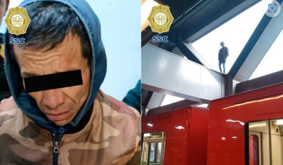 CDMX: Policía rescata a hombre que intentó quitarse la vida en el Metro