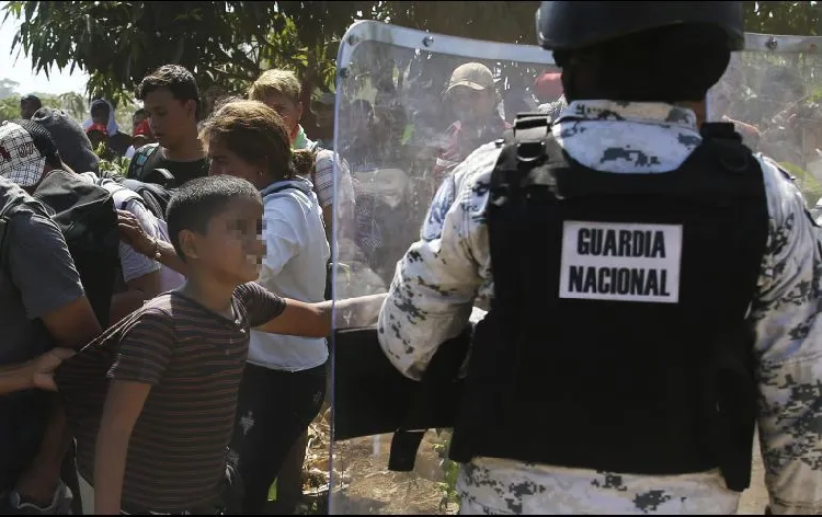 "Los conservadores quienes una foto de Guardia Nacional golpeando a un niño": AMLO