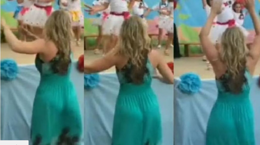 En 55 segundos maestra enamora a todo TikTok con baile durante festival escolar