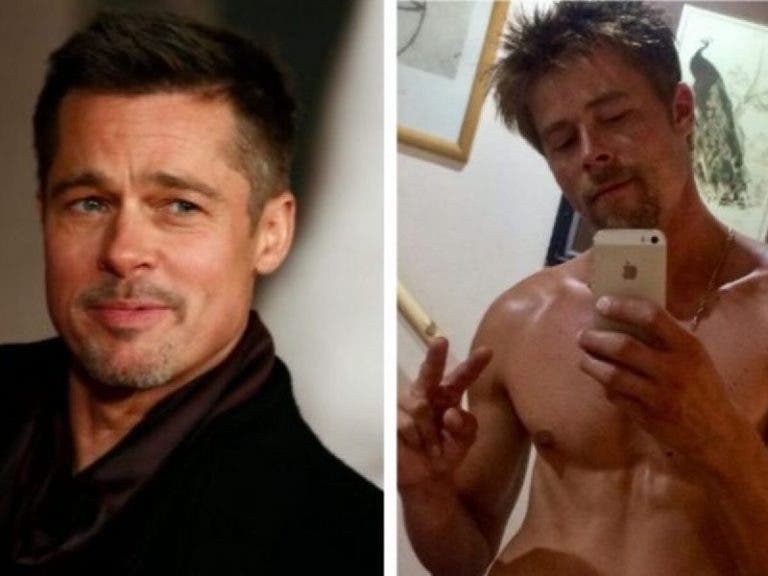 "Derrite" las redes albañil con gran parecido a Brad Pitt