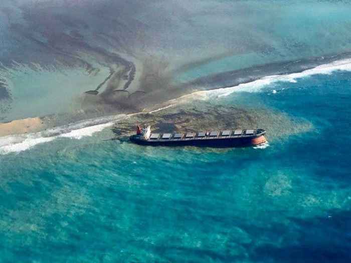 Estado de emergencia Isla Mauricio por derrame de petróleo