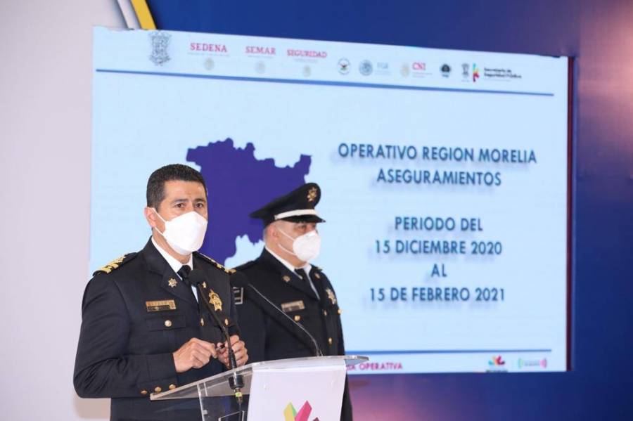 Ejército y Guardia Nacional contribuyen al éxito del "Operativo Conjunto Morelia"
