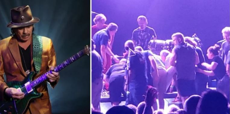 Santana colapsa en pleno concierto