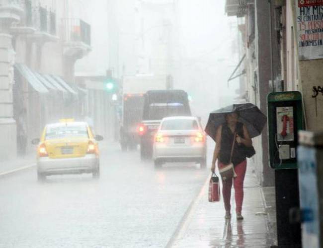 Se esperan fuertes lluvias para hoy durante la tarde-noche en Mérida
