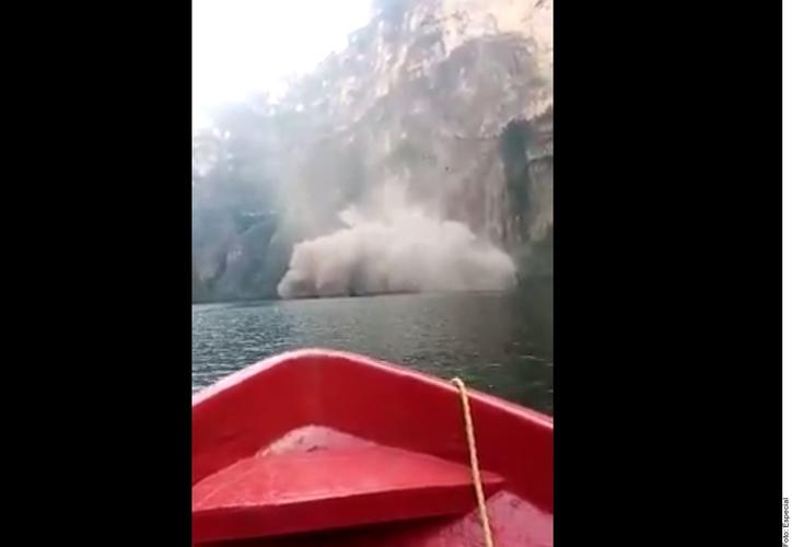 El fenómeno natural que causa derrumbes en el Cañón del Sumidero