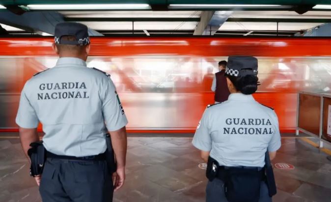 Guardia Nacional se retira este lunes del Metro de la CDMX