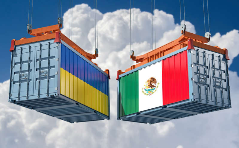 ¿Qué se exporta e importa de México a Ucrania?