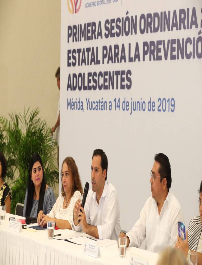 Yucatán: Instalan el Grupo Estatal para la Prevención del Embarazo en Adolescentes