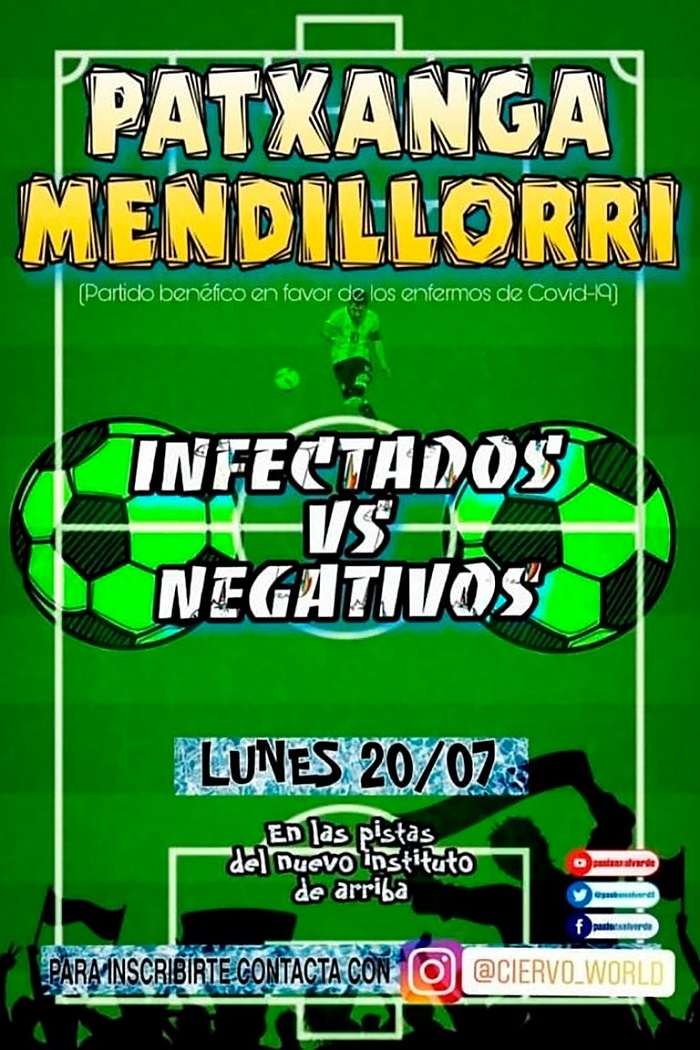 Escándalo en España: convocan a partido de fútbol de “infectados vs. negativos” de covid