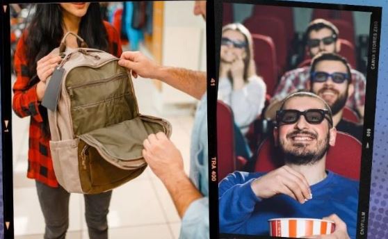 ¿Es legal que revisen tu bolsa o mochila al entrar a un cine?