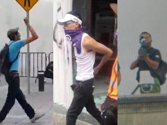 Captan a hombres infiltrados en marchas feministas