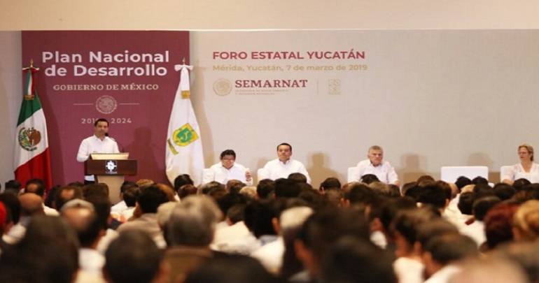 Vila encabeza el Foro Estatal para el Plan Nacional de Desarrollo 2019-2024