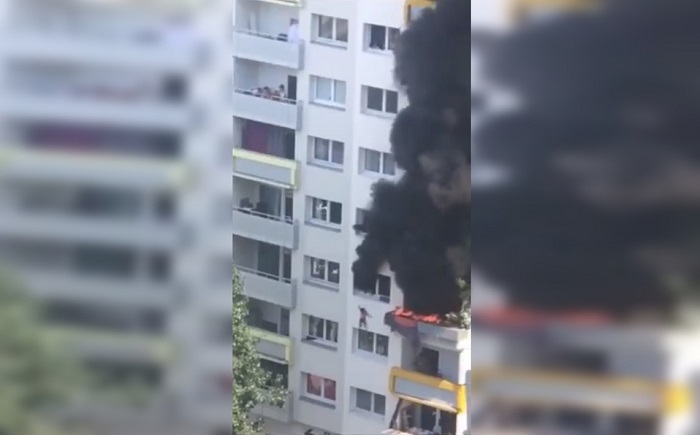 Niños saltan de un edificio en llamas en Francia y se fracturan