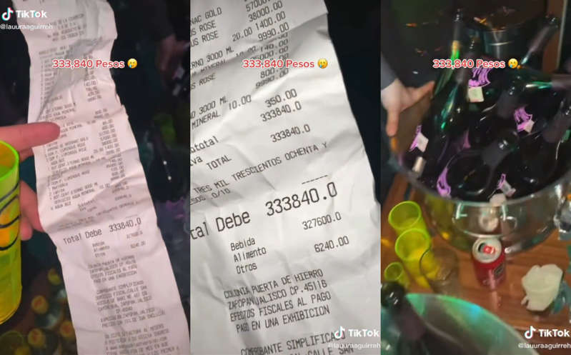 Gastan más de $300 mil en bar y discuten por cuánto les toca pagar