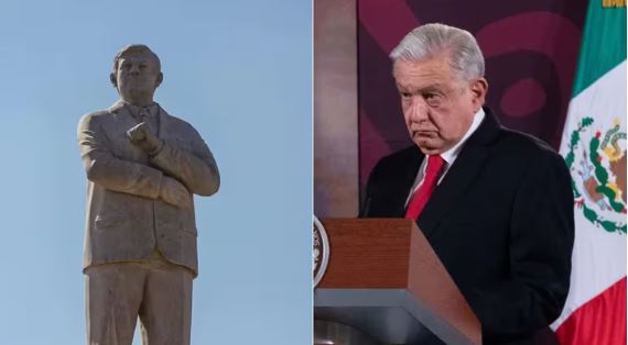 ¿Qué pasó con la estatua gigante de AMLO construída en Atlacomulco?