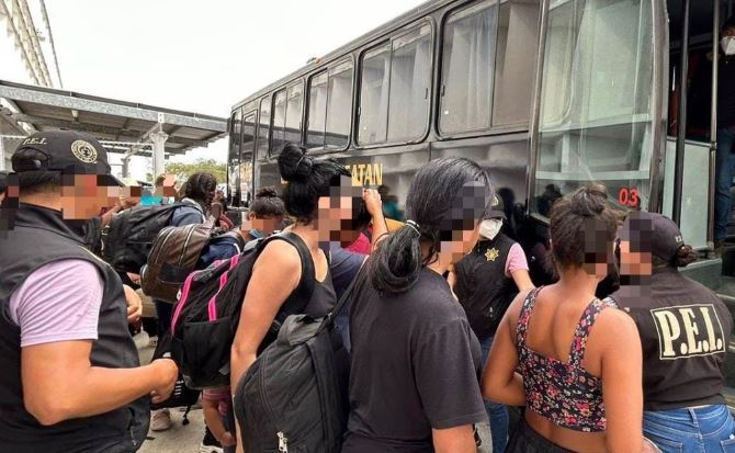 Yucatán: Retiene la SSP a 42 migrantes de Brasil