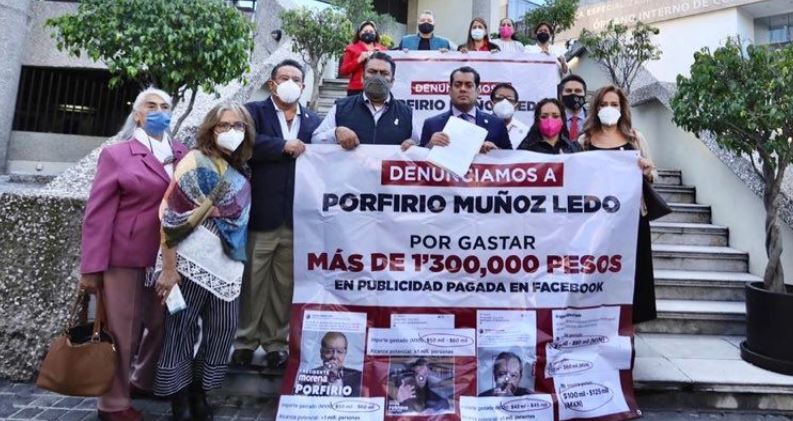 Denuncian a Muñoz Ledo por propaganda millonaria en Facebook