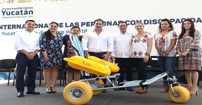Yucatán: Aumentarán presupuestos para apoyar a las personas con discapacidad