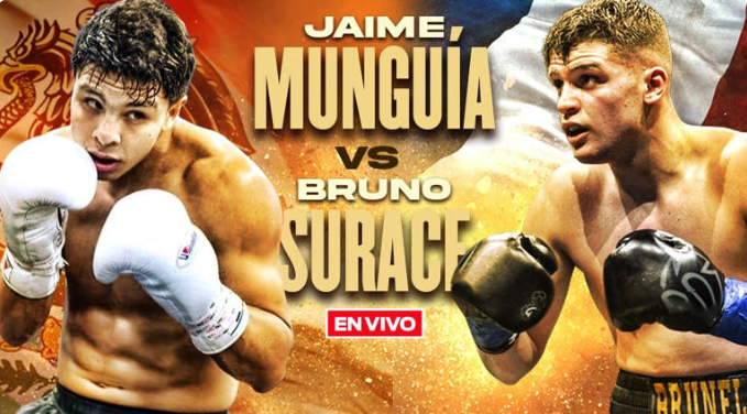 Jaime Munguía vs Bruno 2 Surace en vivo pelea desde Arabia Saudita