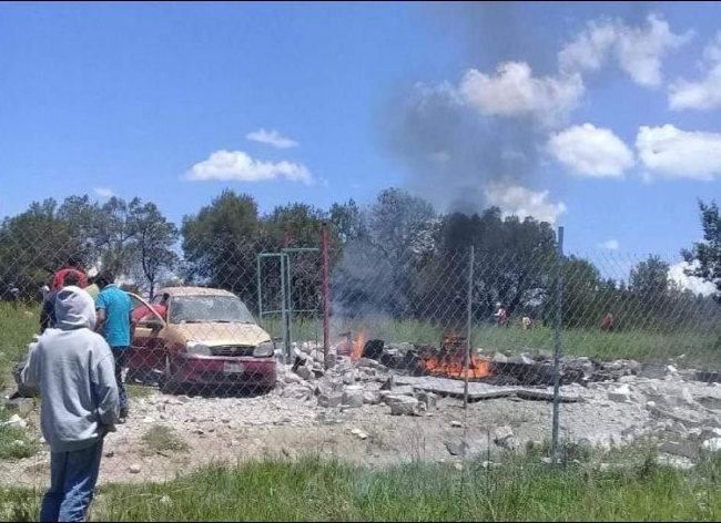 Explosión de taller de pirotecnia en Tlaxcala deja dos muertas