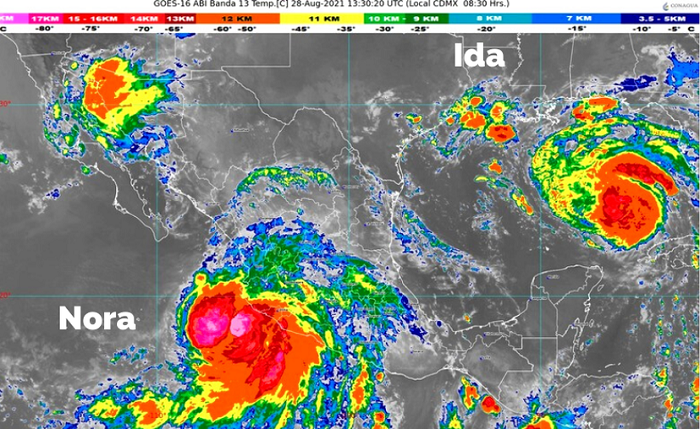 Tormenta “Nora” evoluciona a huracán categoría 1