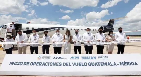 Yucatán: Inicia operaciones nueva ruta aérea Mérida-Guatemala ¡Más visitantes!