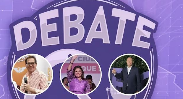 Este domingo es el 3er. debate chilango: el último entre Taboada, Brugada y Chertorivski