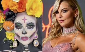 “Ni eres mexicana”: Insultan a Marjorie de Sousa solo por celebrar el ‘Día de Muertos’